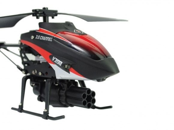 Вертолет на р/у WLToys V398 IR RTF стреляет ракетами