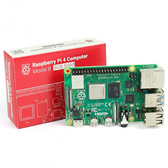 Одноплатный компьютер Raspberry Pi 4 Model B (2/4/8Gb)