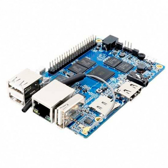 Orange Pi Plus 2E  2Gb/16Gb одноплатный ПК Allwinner H3