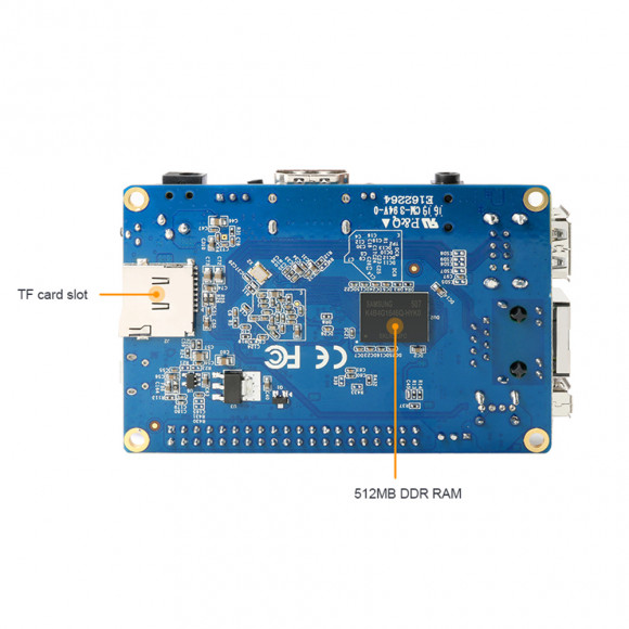 Orange Pi PC Plus 1Gb/8Gb одноплатный ПК Allwinner H3